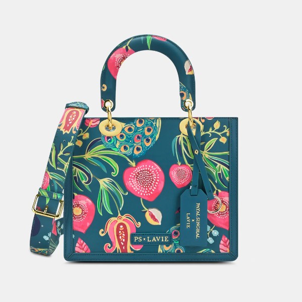 Anar Mor Print Box Satchel Bag